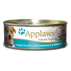 Applaws Tuna Fillet With Sardine & Pumpkin 吞拿魚沙甸魚南瓜狗罐頭 156g